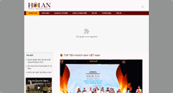 Desktop Screenshot of hoiantourist.com